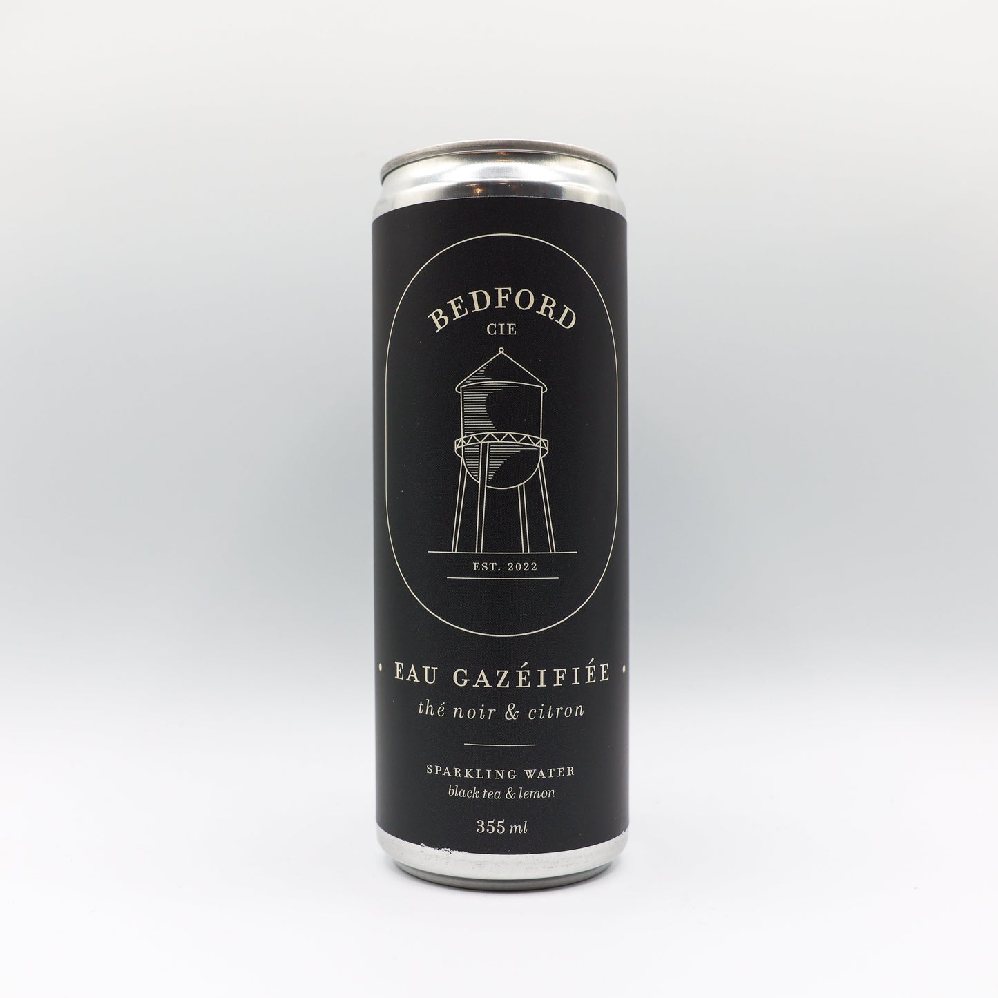 Eau gazéifiée thé noir & citron