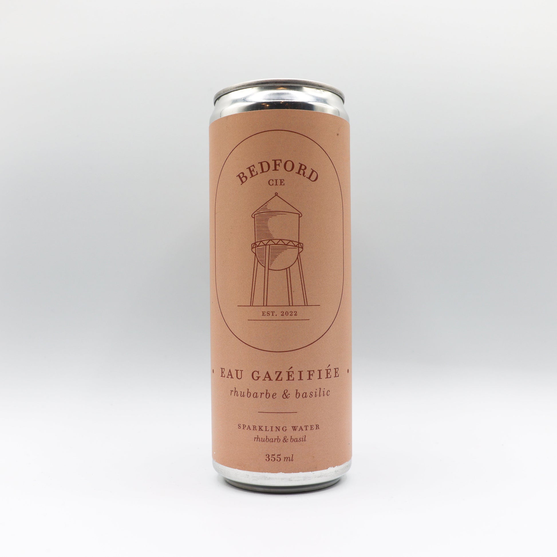 Eau gazéifiée rhubarbe & basilic