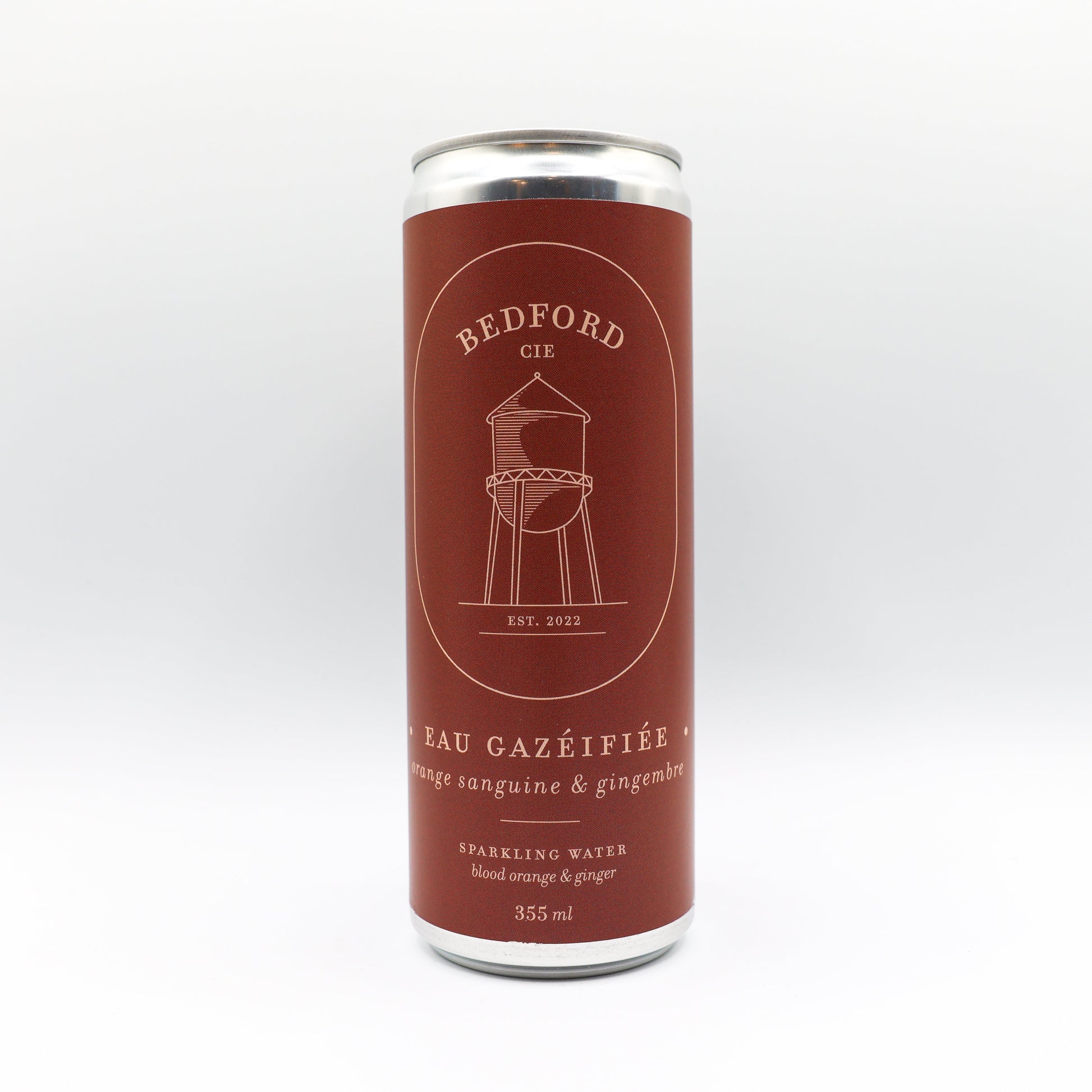 Eau gazéifiée orange sanguine & gingembre
