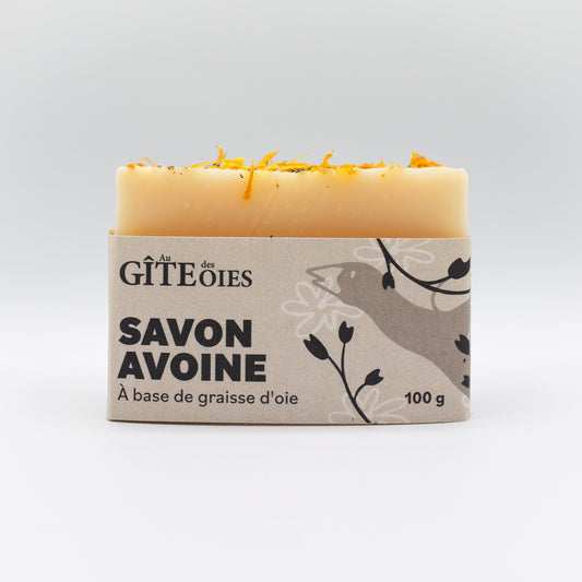 Savon gras d'oie et avoine