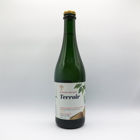 Cidre mousseaux gazéifié brut