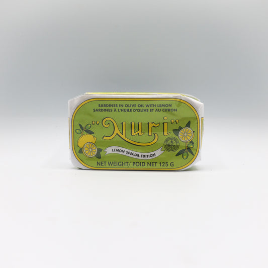 Sardines à l'huile d'olive et au citron