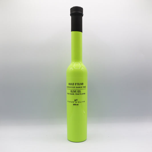 Huile d'olive saveur yuzu basilic thaï