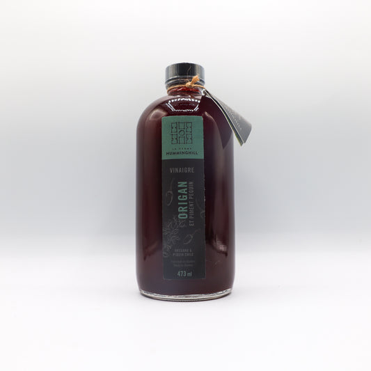 Vinaigre origan et piment pequin
