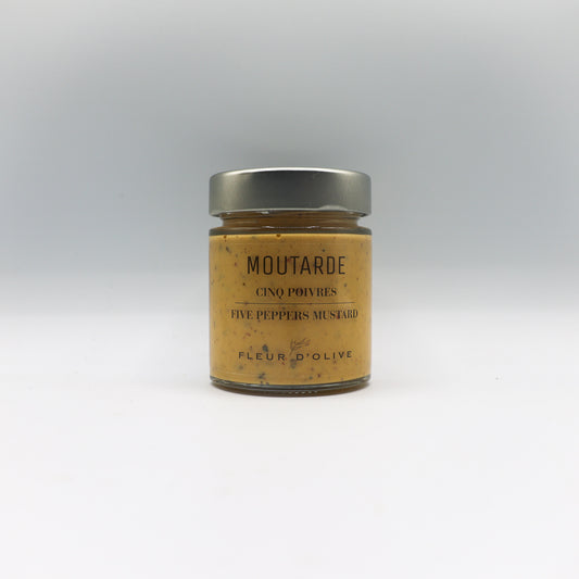 Moutarde cinq poivres