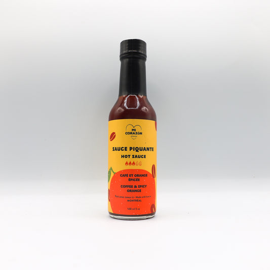Sauce piquante café et orange