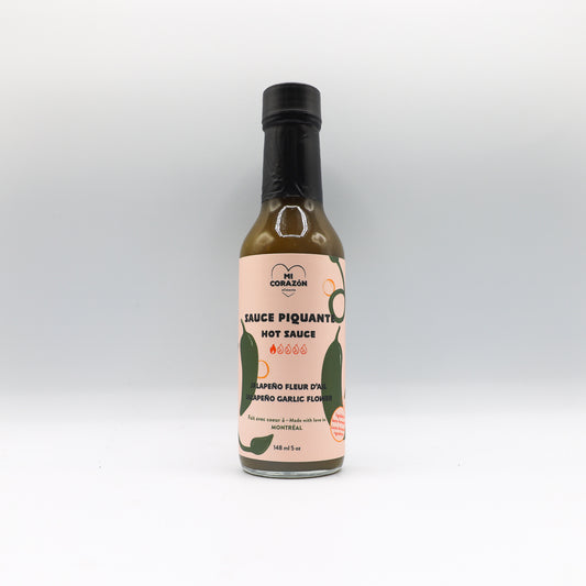 Sauce piquante jalapeño fleur d'ail