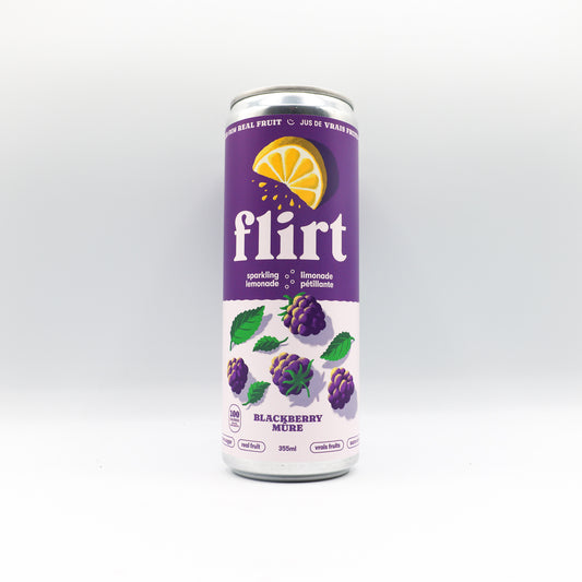 Limonade pétillante mûre