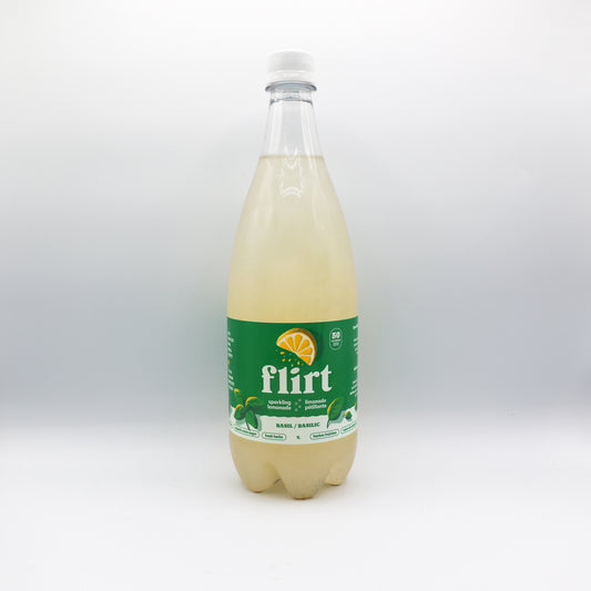 Limonade pétillante basilic 1L
