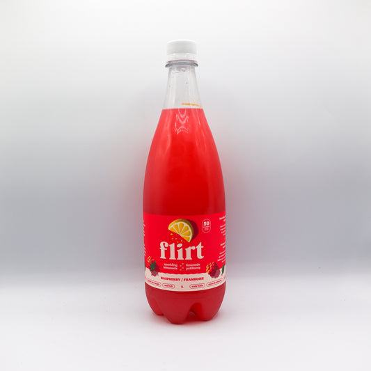 Limonade pétillante framboise 1L