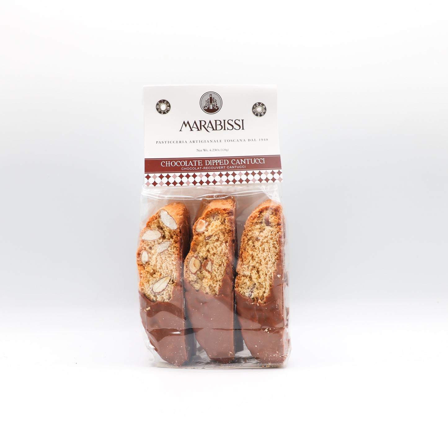 Cantucci chocolat-recouvert