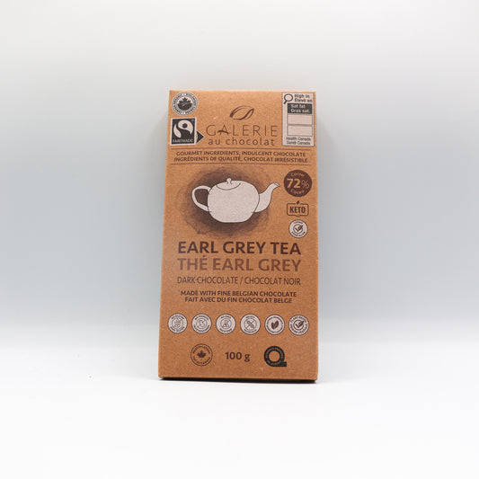 Chocolat noir thé earl grey 100g