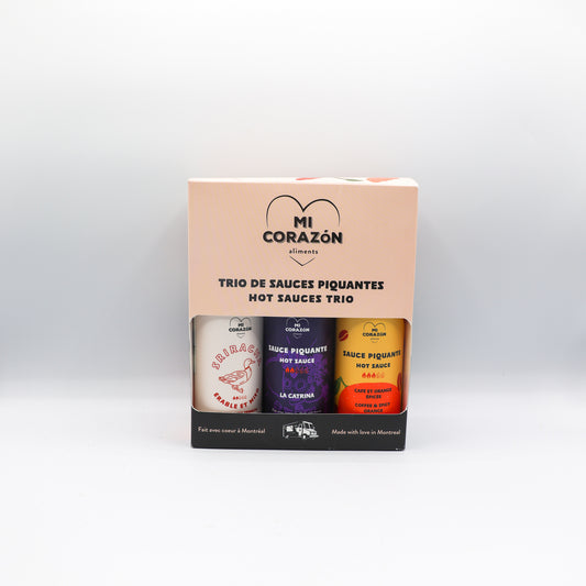 Trio de sauces piquantes