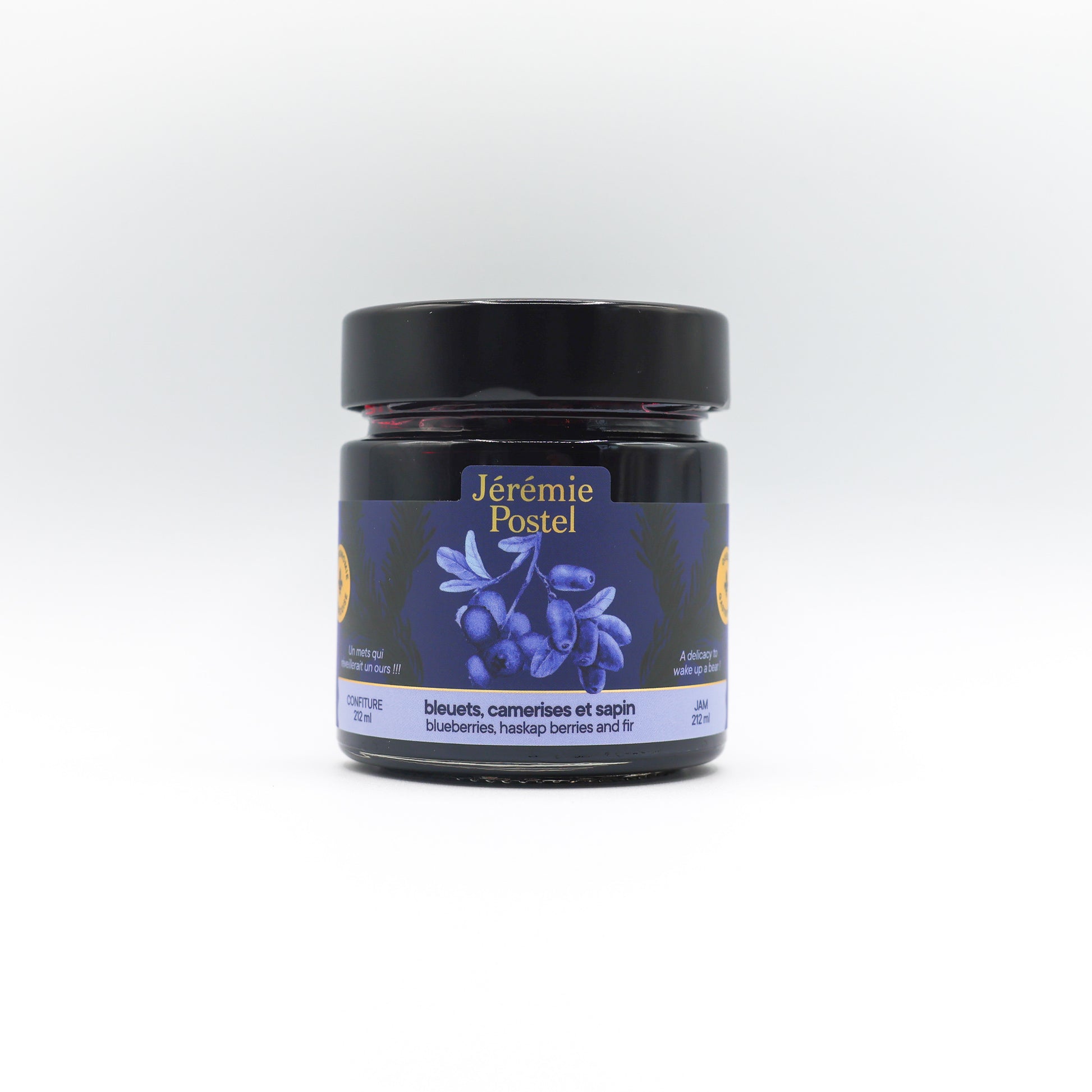 Confiture bleuet, camerise et sapin