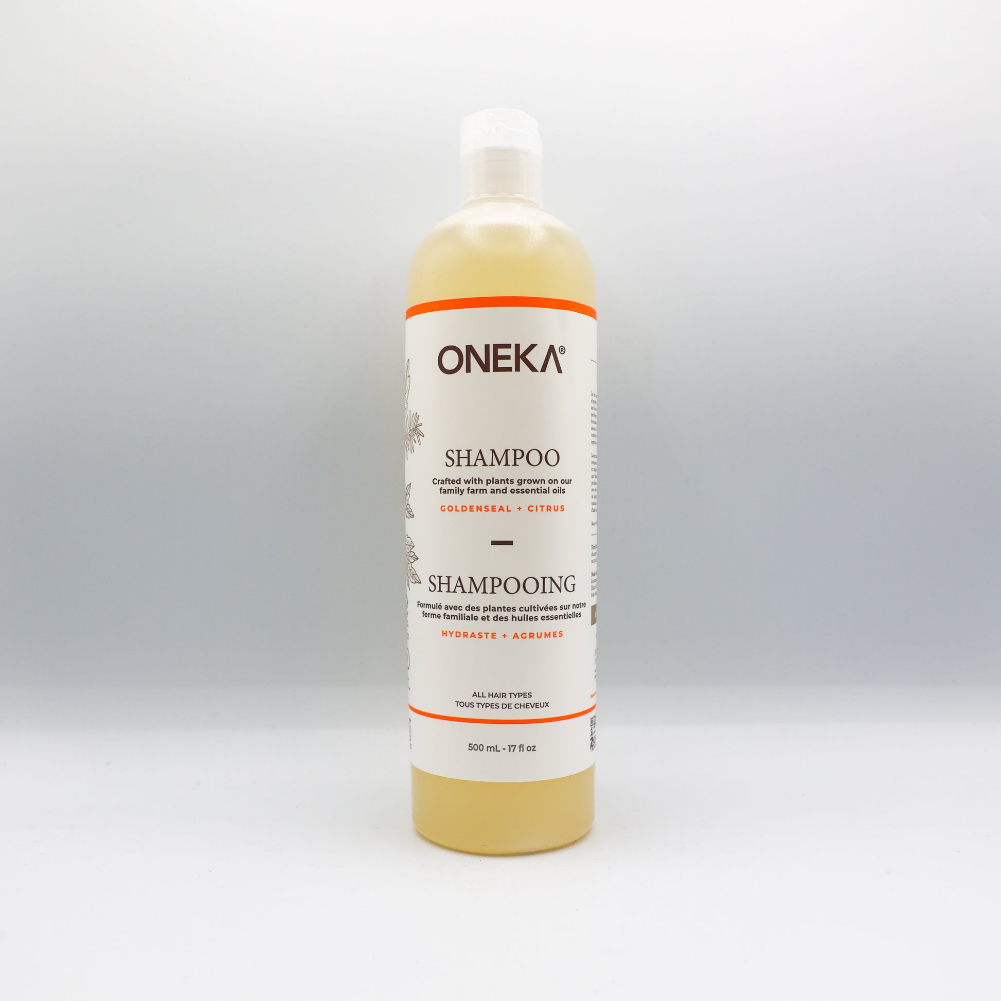 Shampooing hydraste et agrumes