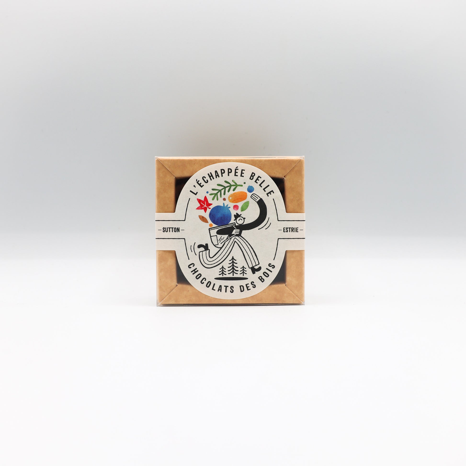 Coffret de 4 chocolats des bois