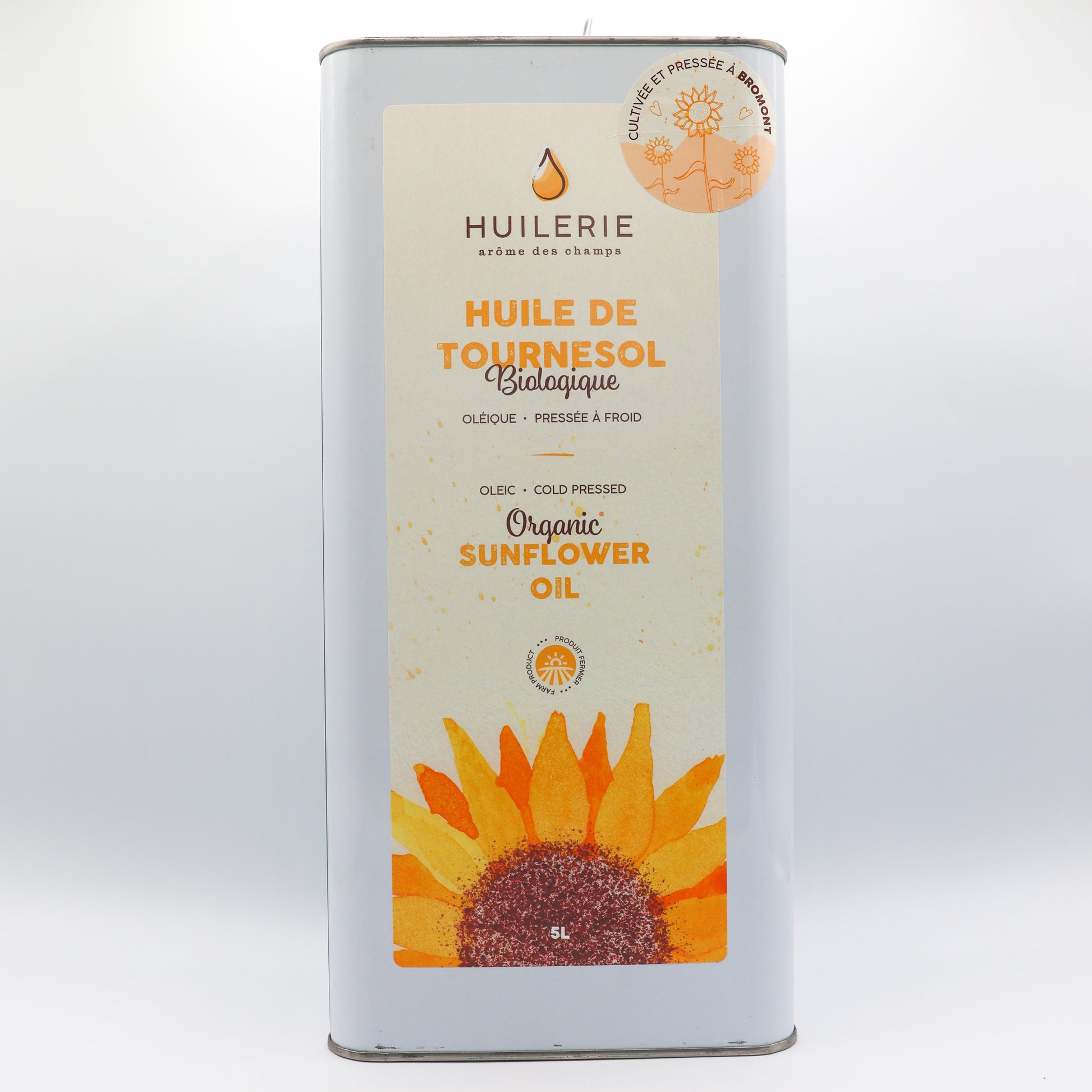 Huile de tournesol oléique & biologique