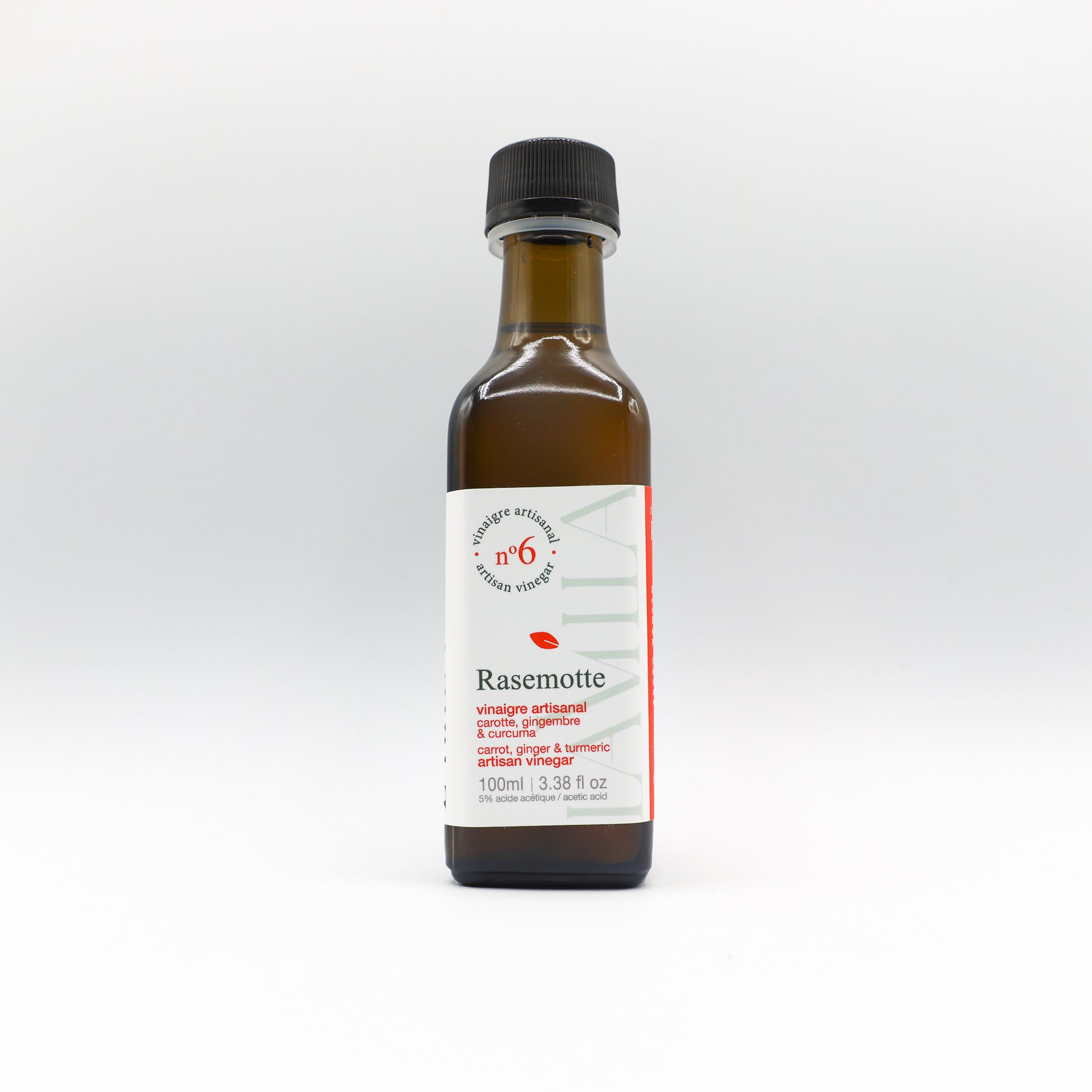 Vinaigre à la carotte, gingembre & curcuma - N˚6 Rasemotte