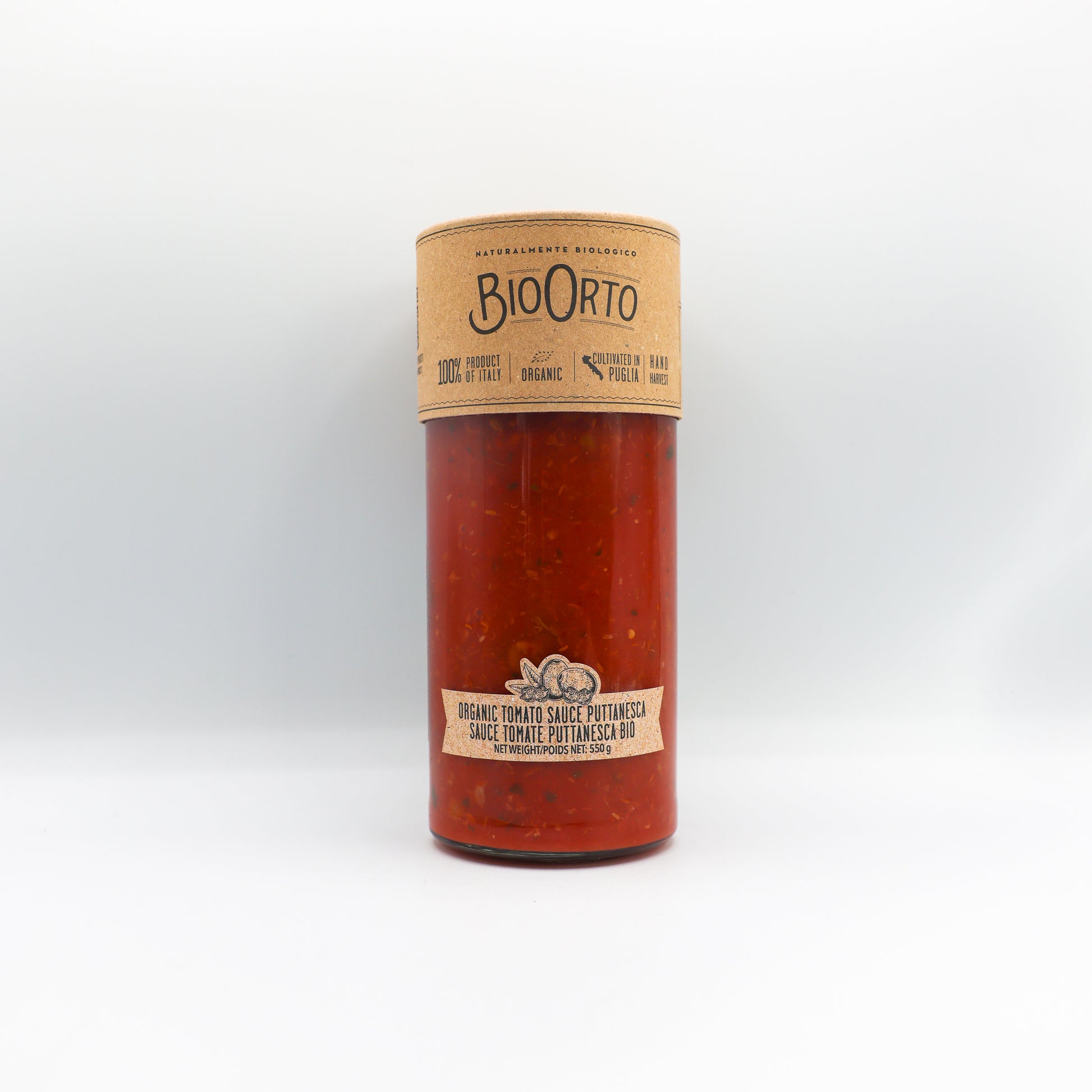 Sauce tomate Puttanesca biologique