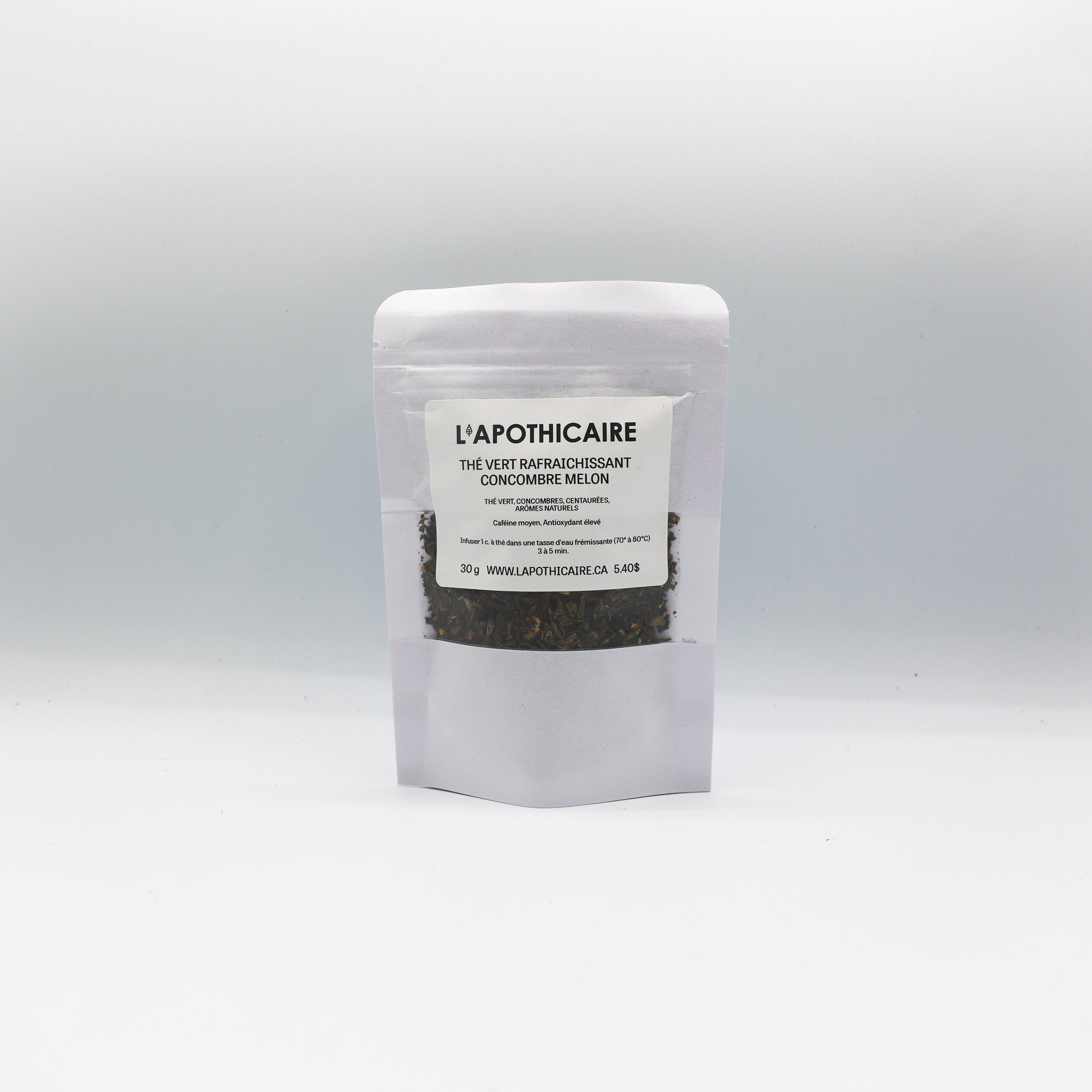 Thé vert concombre melon