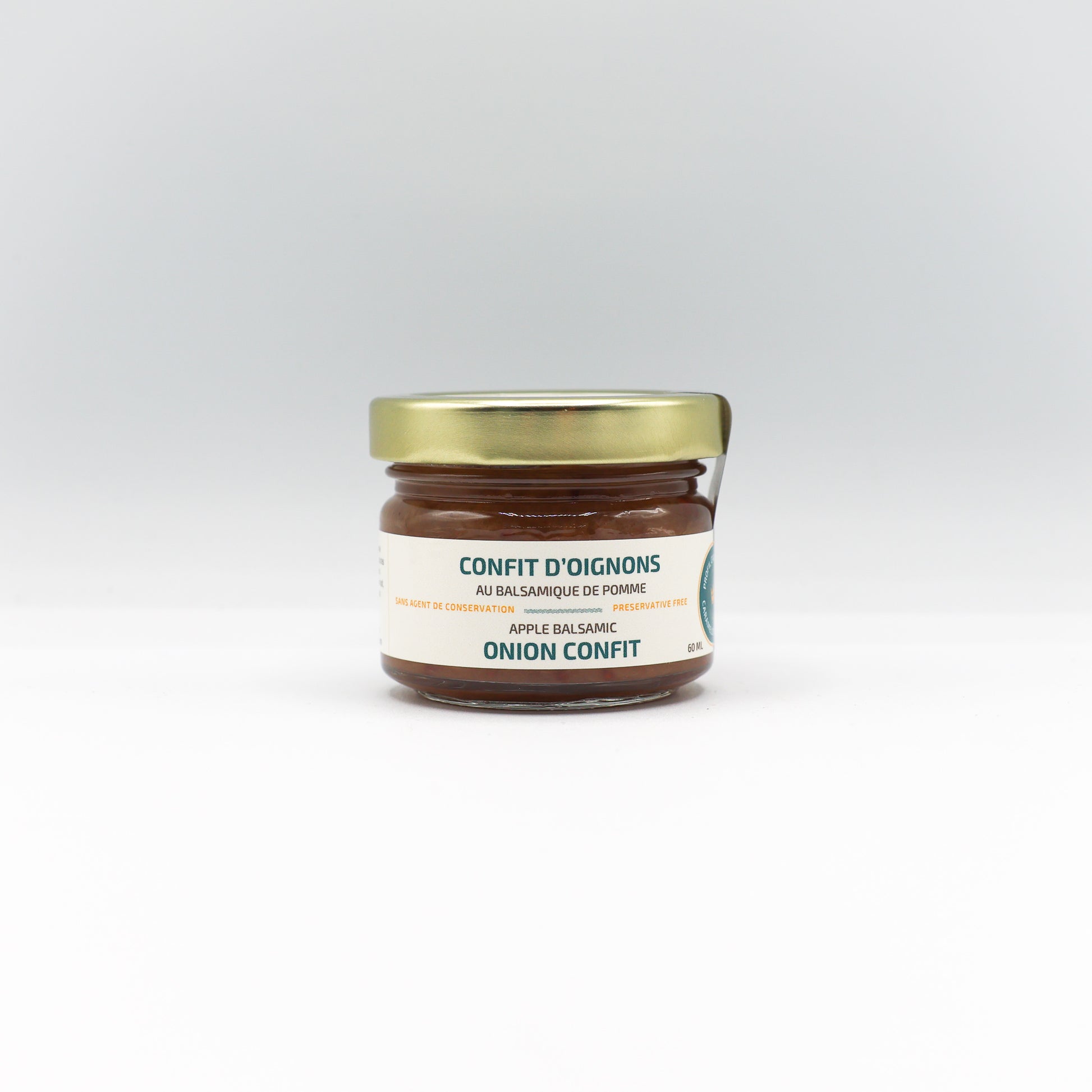 Confit d’oignons au balsamique de pomme