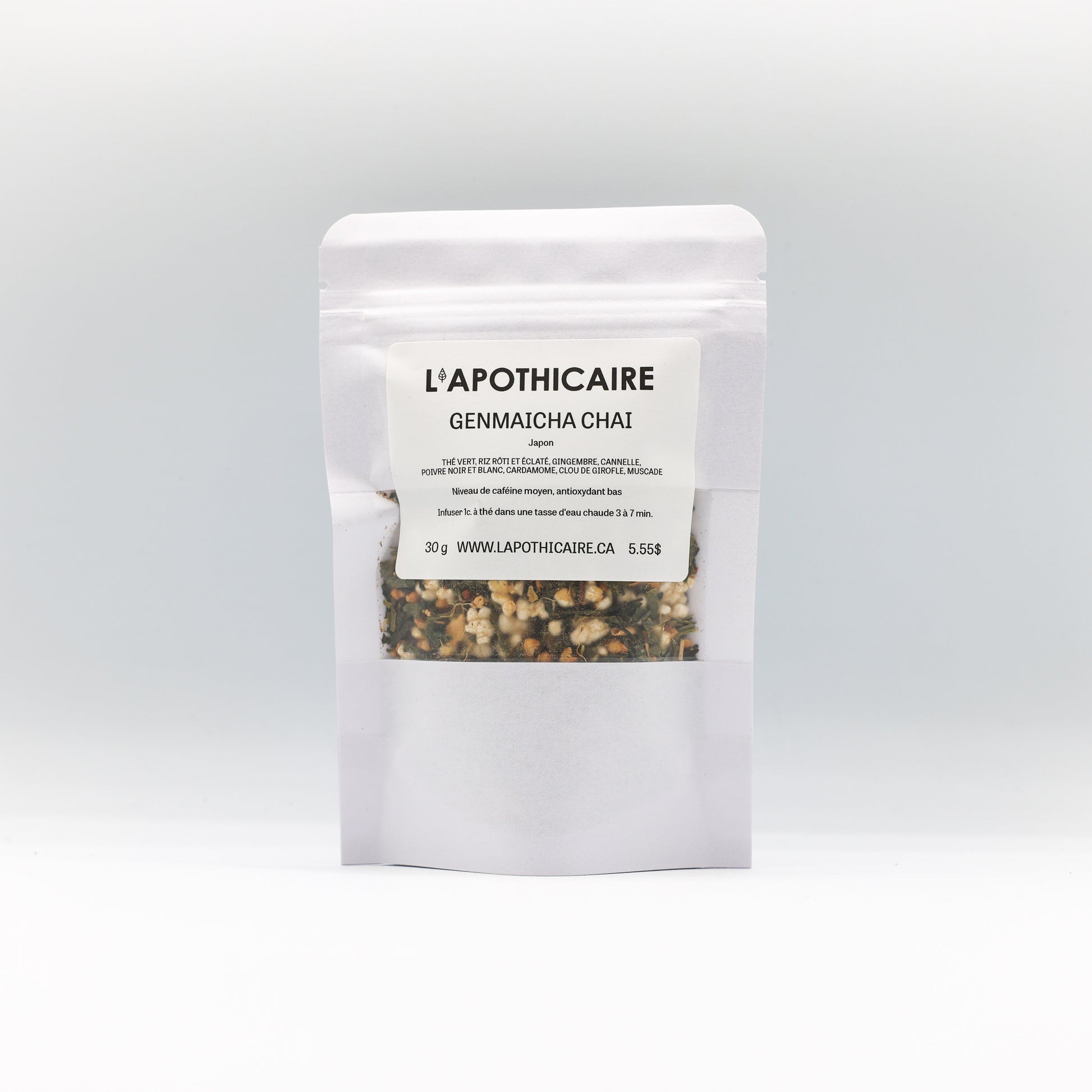 Thé vert Genmaicha Chai