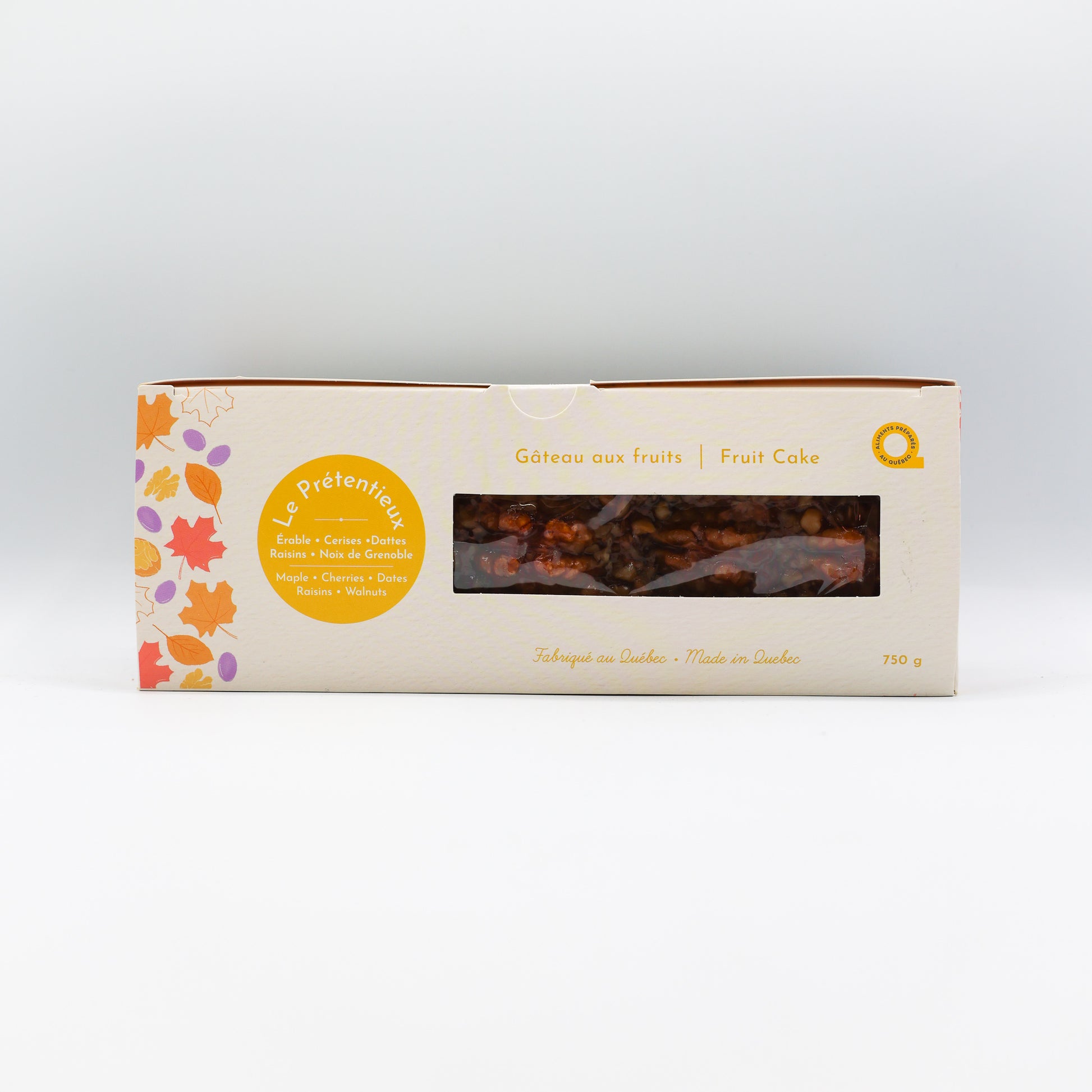 Gâteau aux fruits -Le Prétencieux (sans alcool)