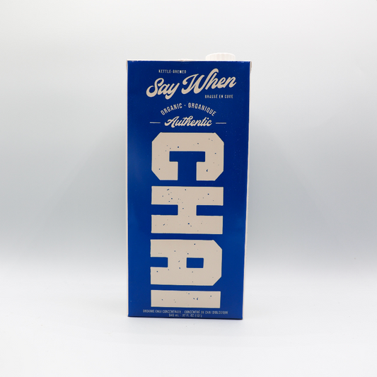 Say when chai bleu