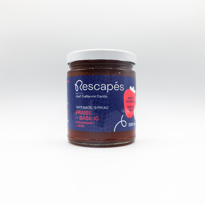 Tartinade fraise + basilic
