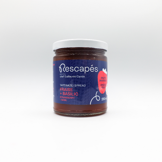 Tartinade fraise + basilic