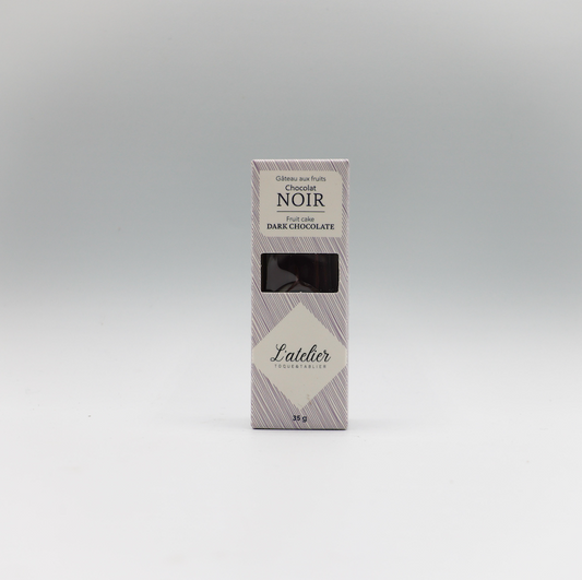 Gâteau aux fruits chocolat noir