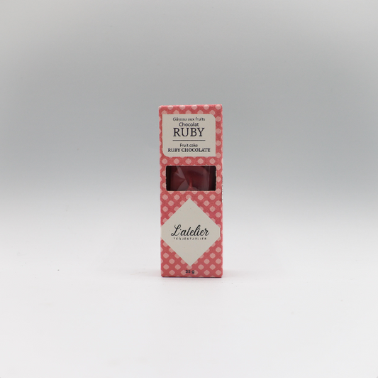 Gâteau aux fruits chocolat ruby